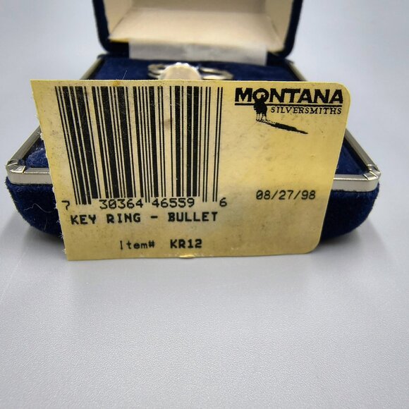 Montana Silversmiths Bullet Keychain Key Ring in Velvet Gift Box WW Colt 45 - Picture 6 of 9